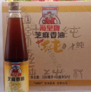 海皇牌小磨芝麻香油400ml*12瓶